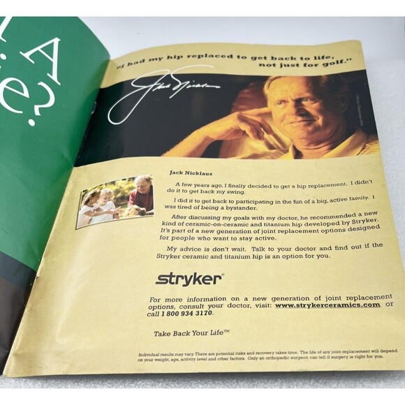 Jack Nicklaus Signed Golf Ball w/ COA & Tournament Program Signature Aug 2005 - Picture 10 of 12